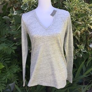 NWT J. Crew Vintage Cotton Long sleeve